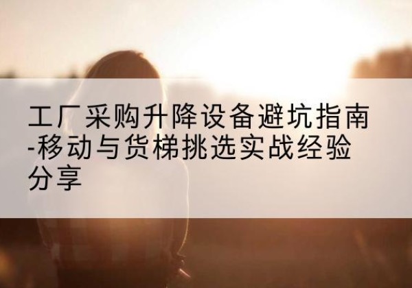 皮山移动式升降机怎么选-工厂采购升降设备避坑指南-移动与货梯挑选实战经验分享